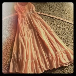 Gunner Sax Pink and White Prairie Dress